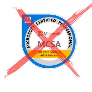 MCSA SQL 2016 Database Administration